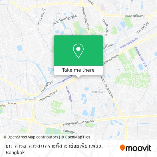 ธนาคารอาคารสงเคราะห์สาขาย่อยเพียวเพลส map