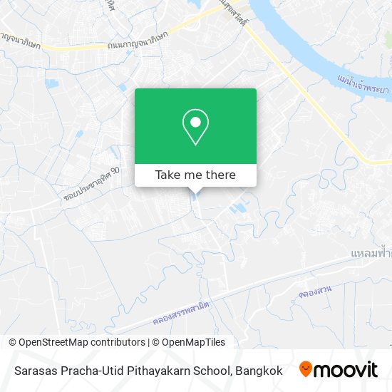Sarasas Pracha-Utid Pithayakarn School map