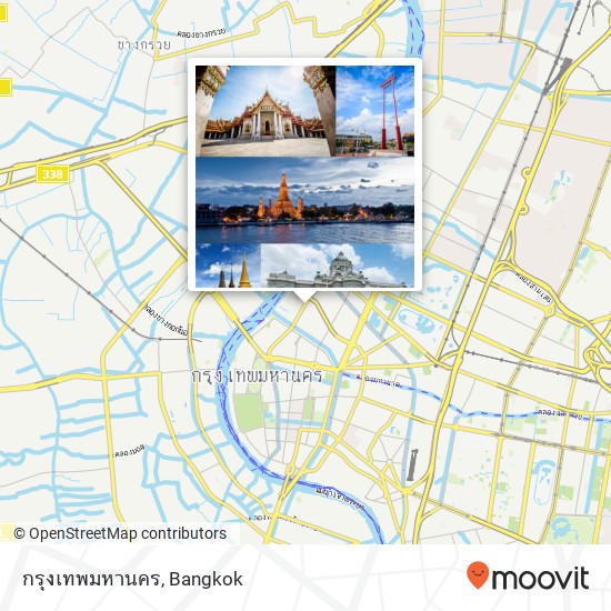 กรุงเทพมหานคร map