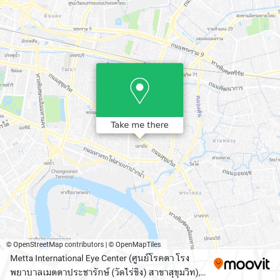 Metta International Eye Center (ศูนย์โรคตา โรงพยาบาลเมตตาประชารักษ์ (วัดไร่ขิง) สาขาสุขุมวิท) map