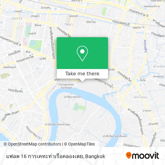 แฟลต 16 การเคหะท่าเรือคลองเตย map