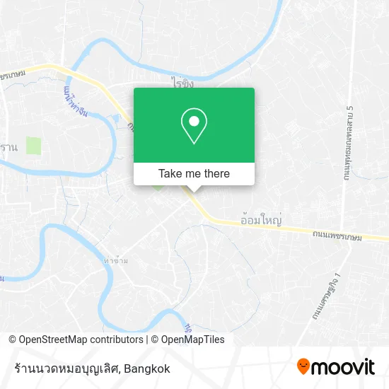 ร้านนวดหมอบุญเลิศ map