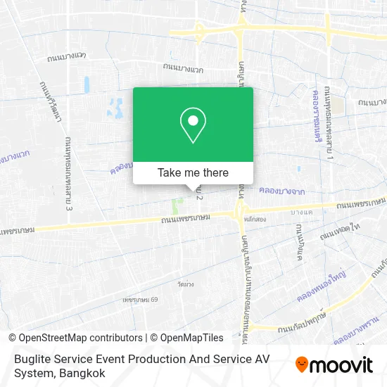 Buglite Service Event Production And Service AV System map