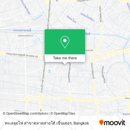 ทะเลลุยไฟ สาขาตลาดสายใต้ เซ็นเตอร map