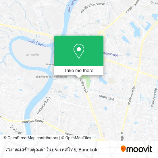 สมาคมสร้างคุณค่าในประเทศไทย map