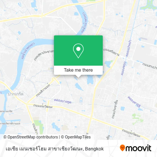 เอเชีย เมนเชอร์โฮม สาขาเชียงวัฒนะ map
