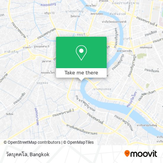 วัดบุคคโล map