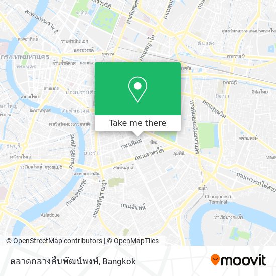 ตลาดกลางคืนพัฒน์พงษ์ map