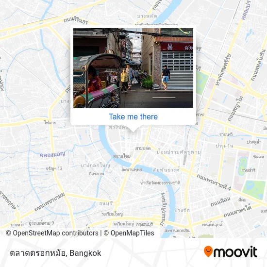 ตลาดตรอกหม้อ map