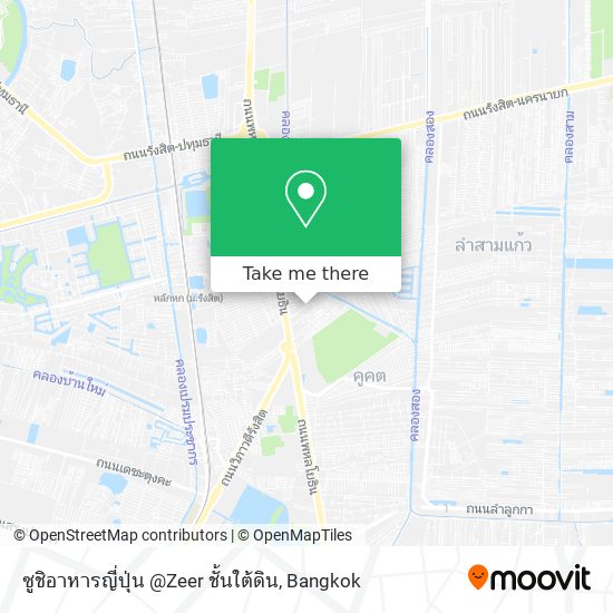 ซูชิอาหารญี่ปุ่น @Zeer ชั้นใต้ดิน map