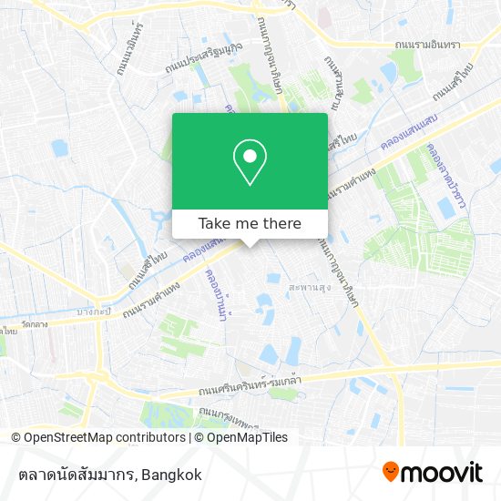 ตลาดนัดสัมมากร map