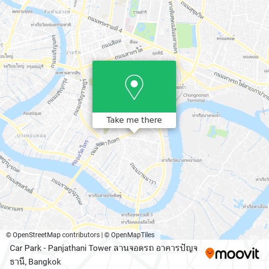 Car Park - Panjathani Tower ลานจอดรถ อาคารปัญจธานี map