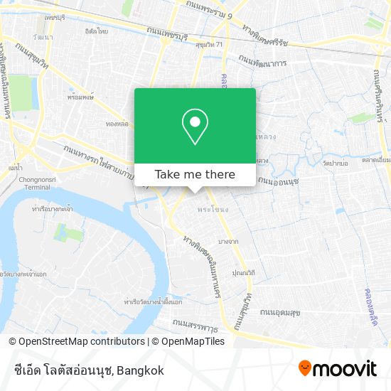 ซีเอ็ด โลตัสอ่อนนุช map