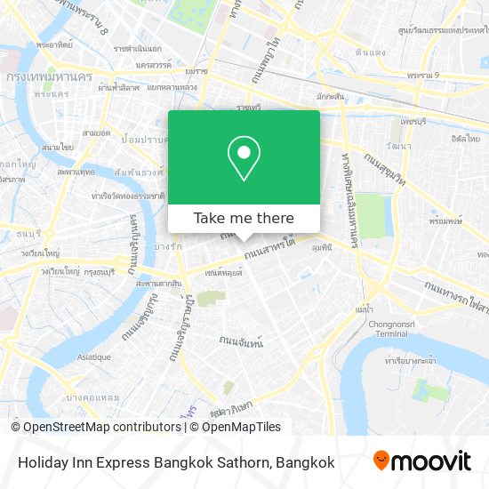 How To Get To Holiday Inn Express Bangkok Sathorn In สาทร By Bus Or Metro