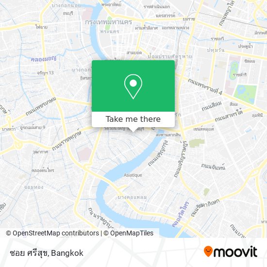 ซอย ศรีสุข map