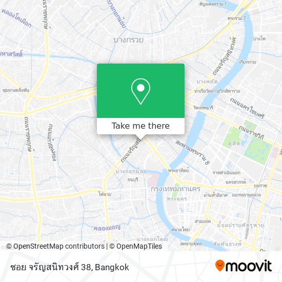 ซอย จรัญสนิทวงศ์ 38 map