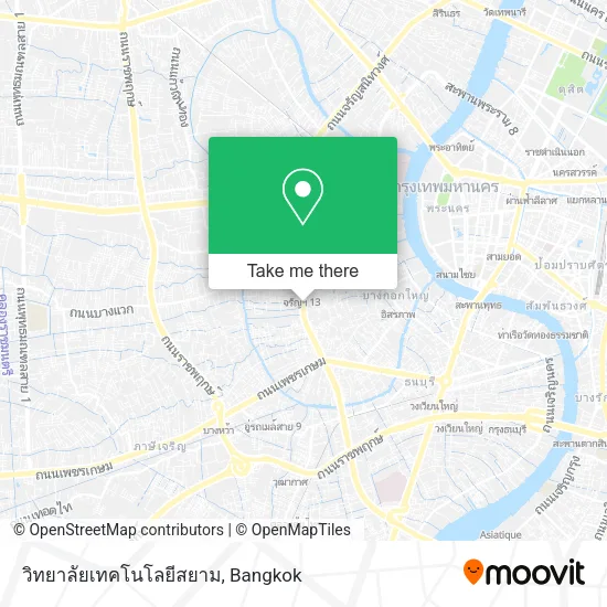 วิทยาลัยเทคโนโลยีสยาม map