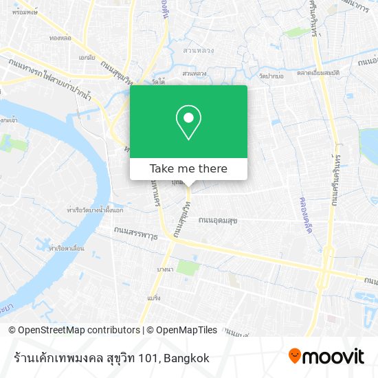 ร้านเค้กเทพมงคล สุขุวิท 101 map