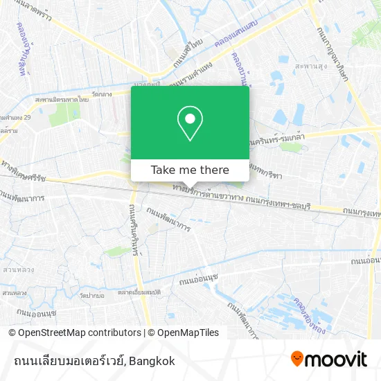 ถนนเลียบมอเตอร์เวย์ map