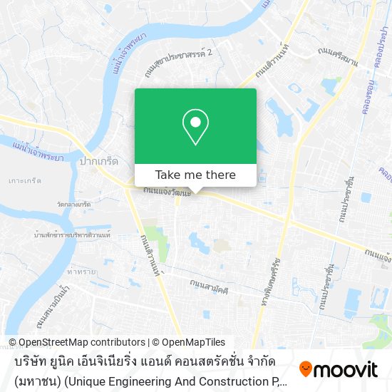 บริษัท ยูนิค เอ็นจิเนียริ่ง แอนด์ คอนสตรัคชั่น จำกัด (มหาชน) (Unique Engineering And Construction P map