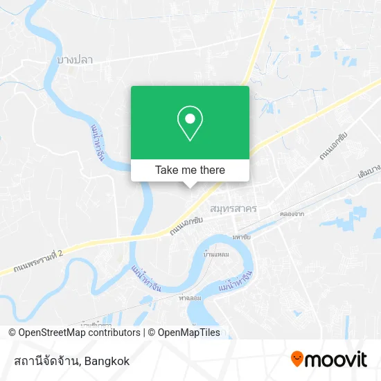สถานีจัดจ้าน map