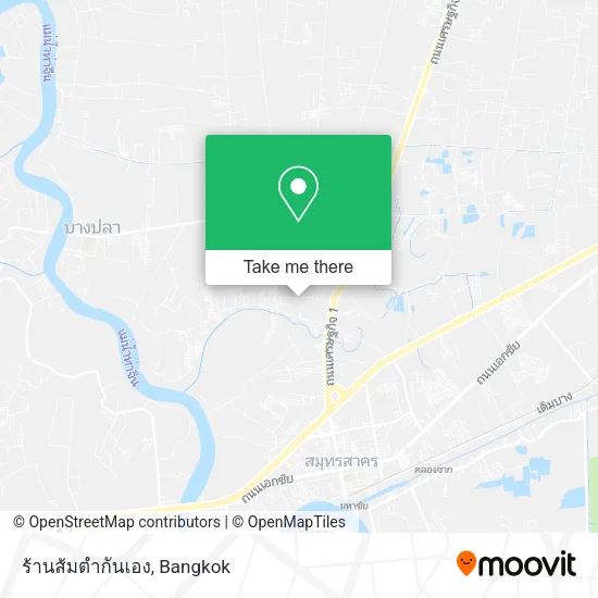 ร้านส้มตำกันเอง map