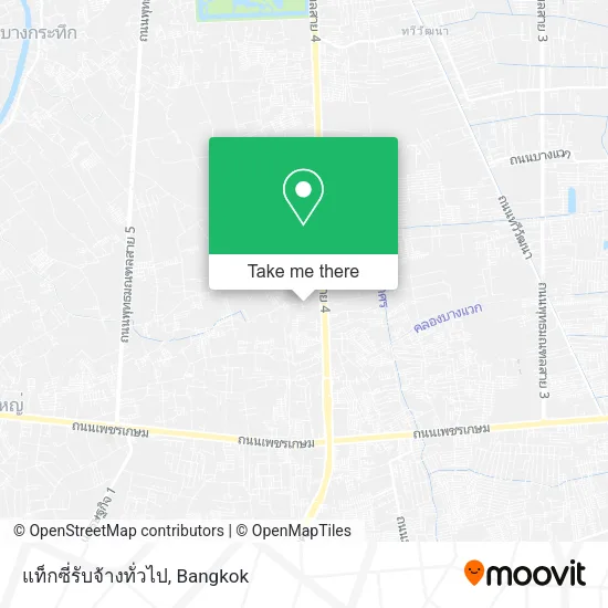 แท็กซี่รับจ้างทั่วไป map