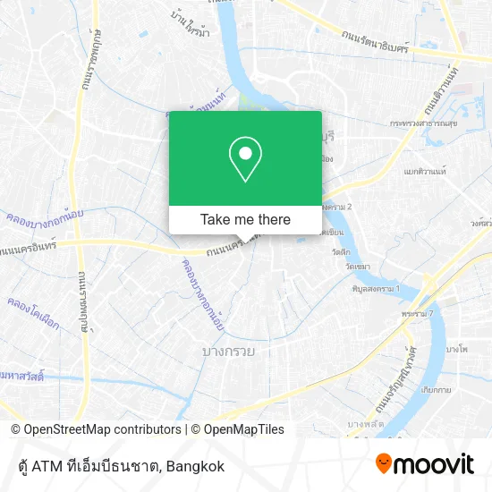 ตู้ ATM ทีเอ็มบีธนชาต map