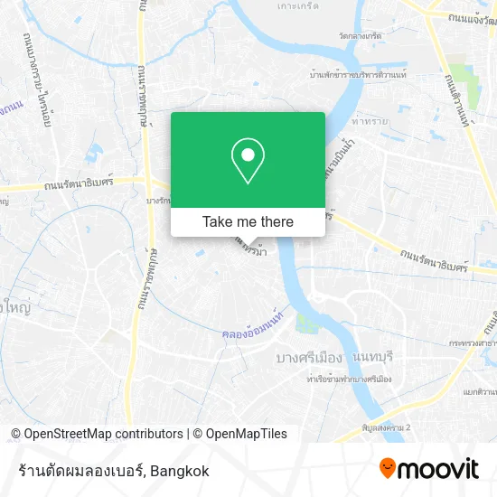 ร้านตัดผมลองเบอร์ map