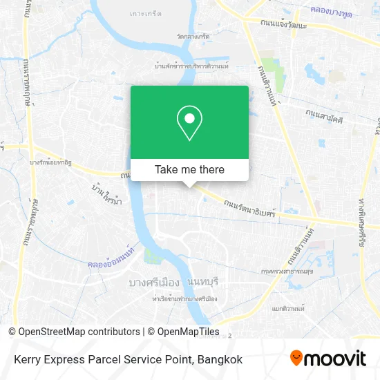 Kerry Express Parcel Service Point map