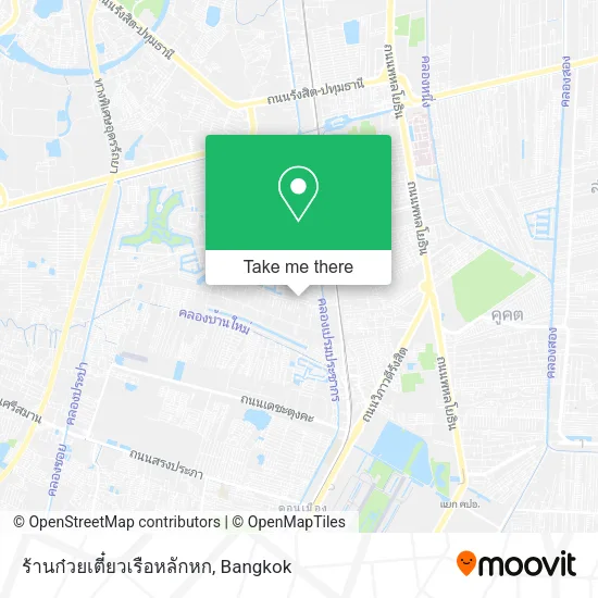 ร้านก๋วยเตี๋ยวเรือหลักหก map