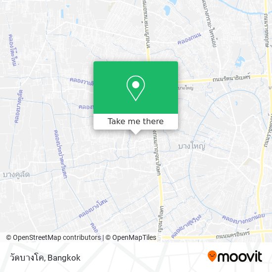 วัดบางโค map