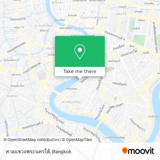 ศาลแขวงพระนครใต้ map