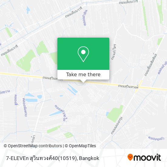 7-ELEVEn สุวินทวงศ์40(10519) map