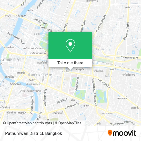 Pathumwan District map