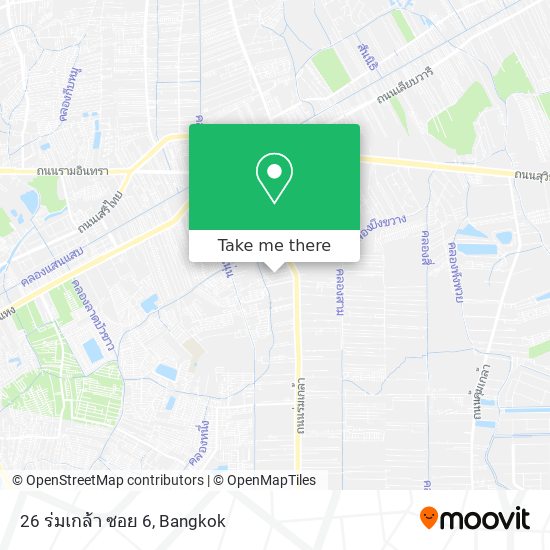 26 ร่มเกล้า ซอย 6 map