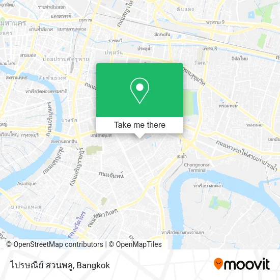 ไปรษณีย์ สวนพลู map