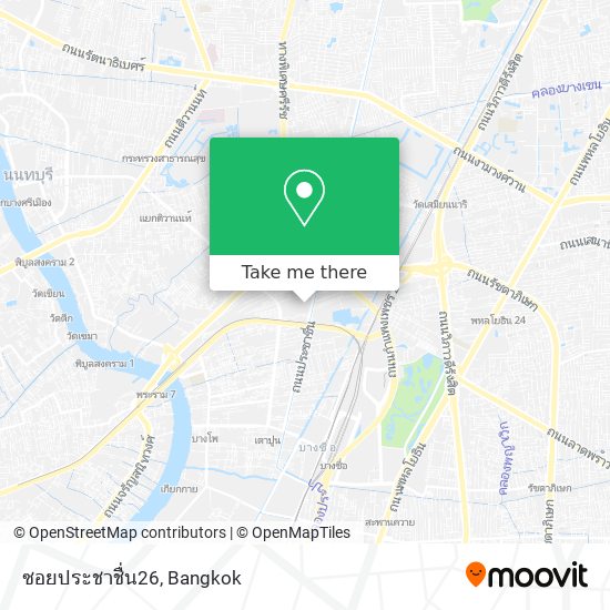 ซอยประชาชื่น26 map