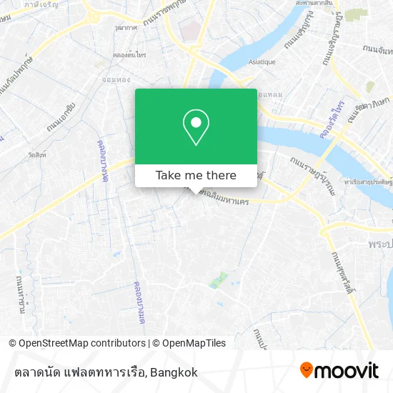 ตลาดนัด แฟลตทหารเรือ map