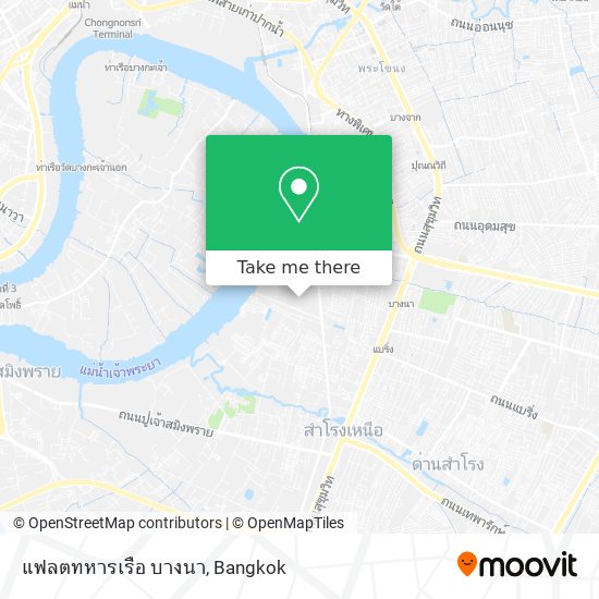 แฟลตทหารเรือ บางนา map