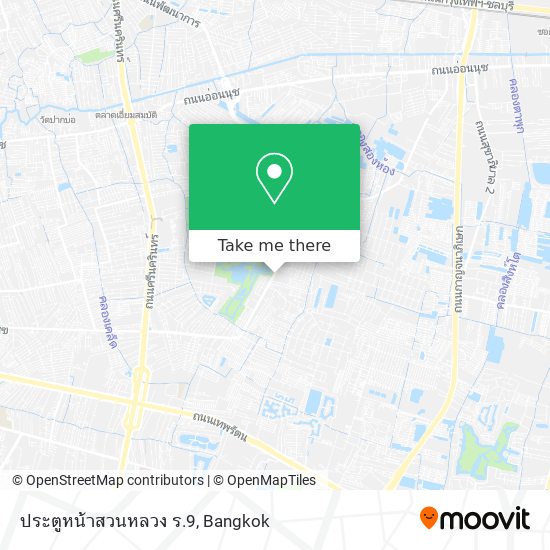 ประตูหน้าสวนหลวง ร.9 map