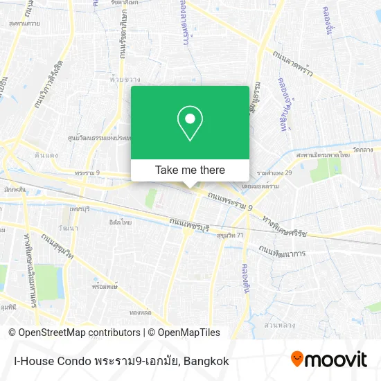 I-House Condo พระราม9-เอกมัย map