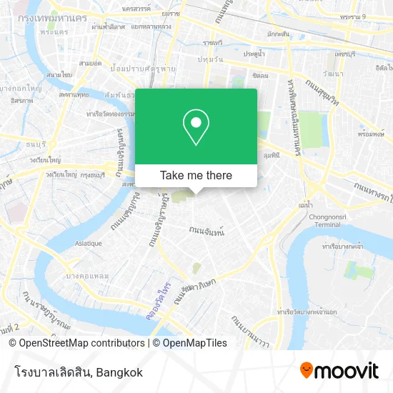 โรงบาลเลิดสิน map