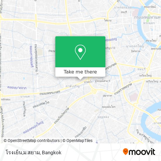 โรงเย็น,ม.สยาม map