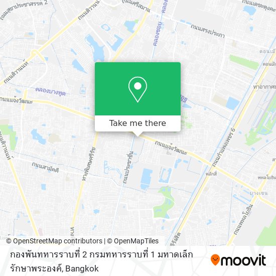 กองพันทหารราบที่ 2 กรมทหารราบที่ 1 มหาดเล็ก รักษาพระองค์ map