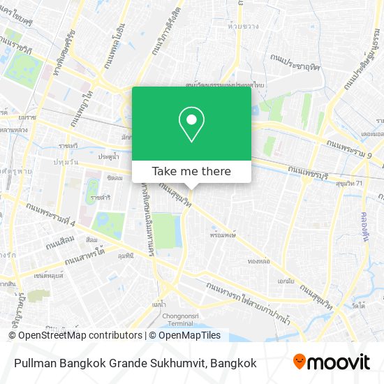 Pullman Bangkok Grande Sukhumvit map