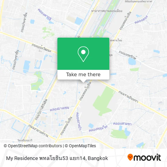 My Residence พหลโยธิน53 แยก14 map
