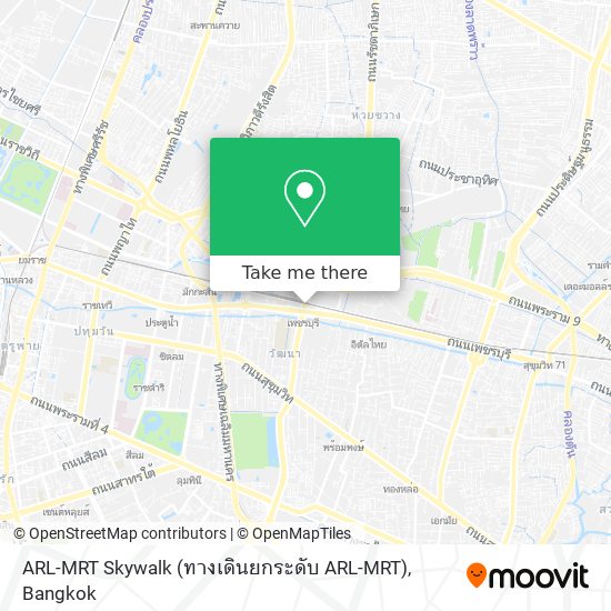 ARL-MRT Skywalk (ทางเดินยกระดับ ARL-MRT) map