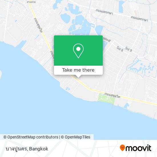 บางปูนคร map