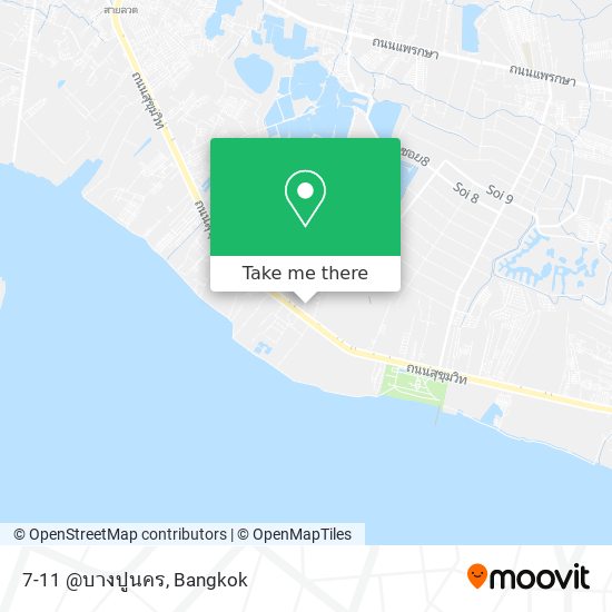 7-11 @บางปูนคร map